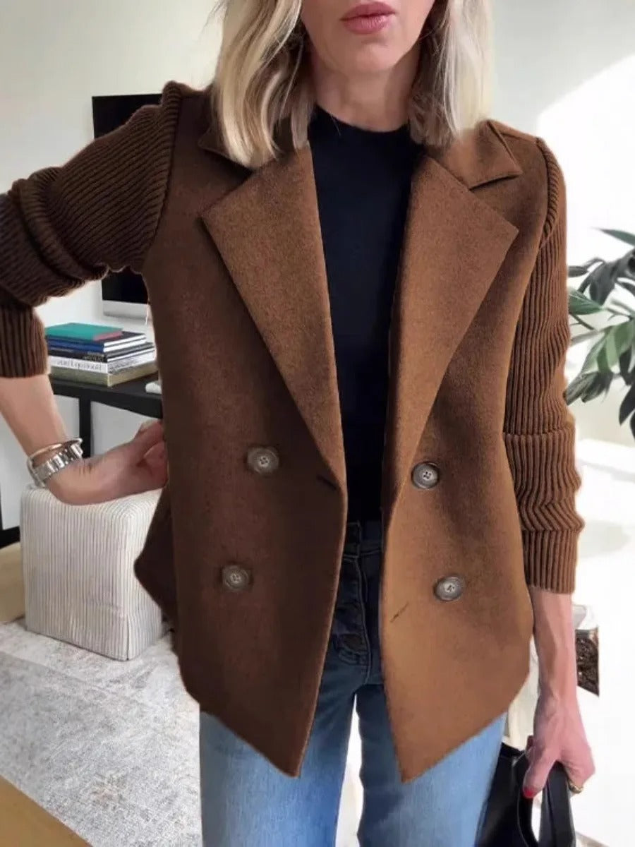 Sorcha – Patchwork Lapel Coat