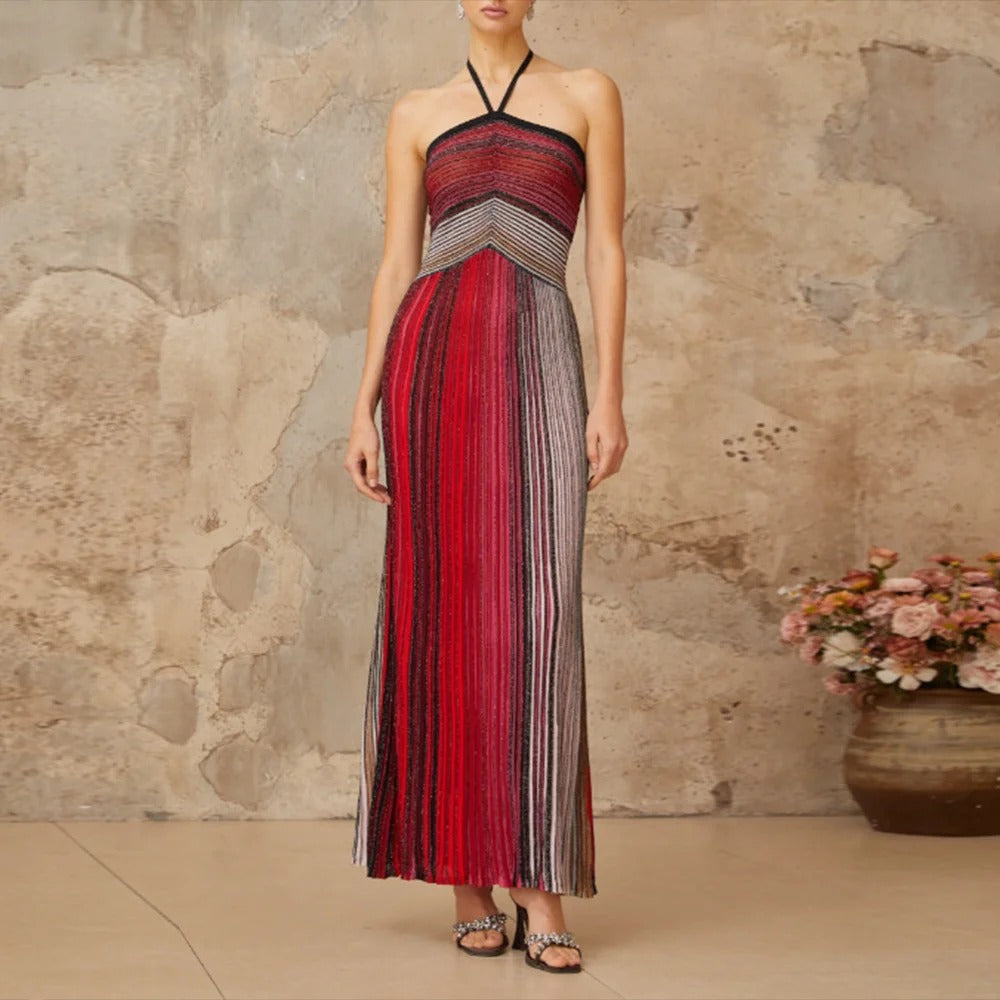 Serelith - Halterneck Maxi Dress