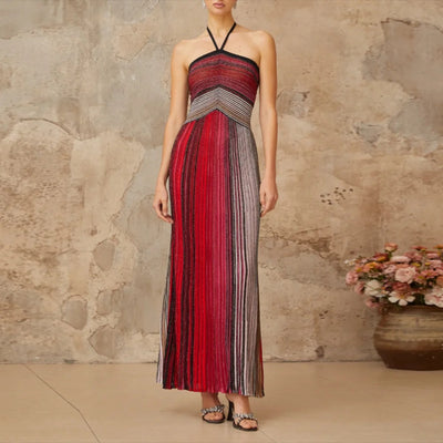 Serelith - Halterneck Maxi Dress