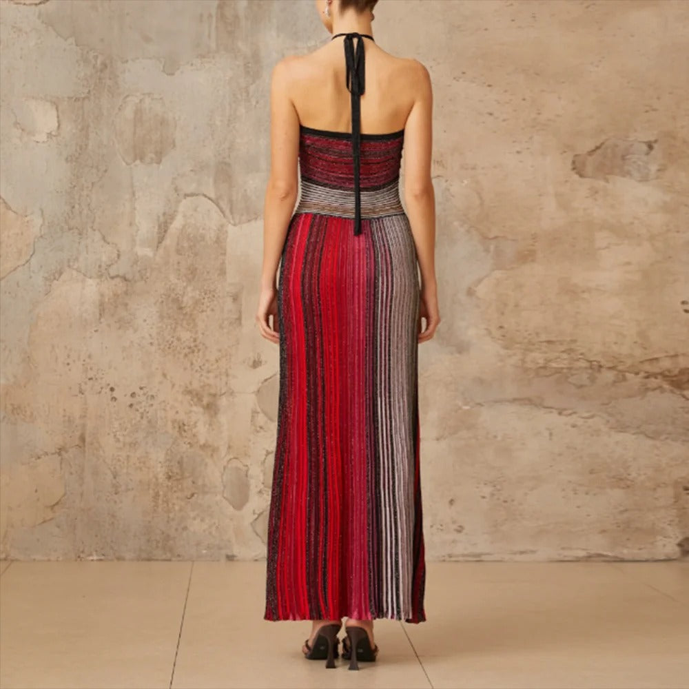 Serelith - Halterneck Maxi Dress