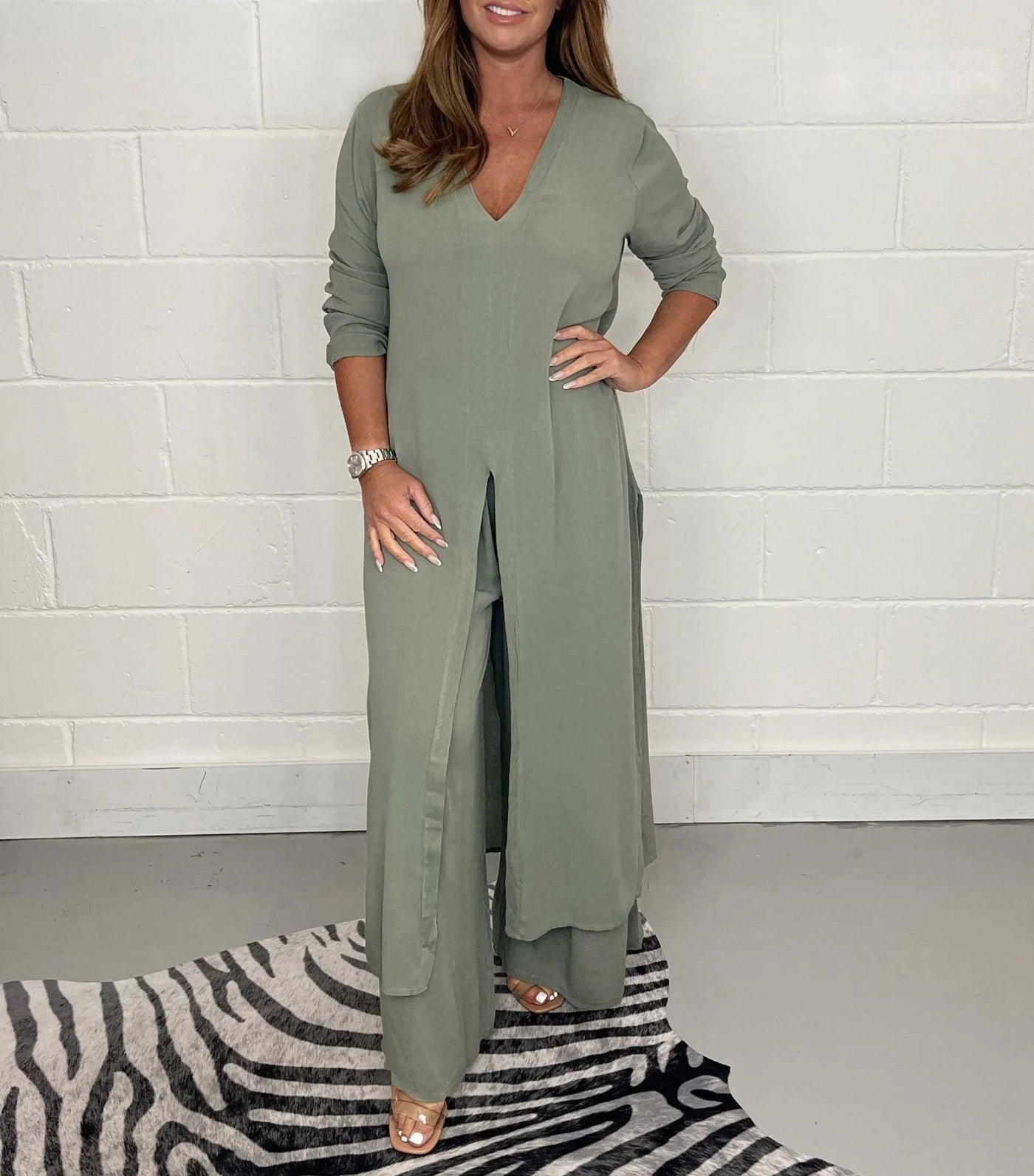 Saoirse– Two-Piece Wide Leg Set