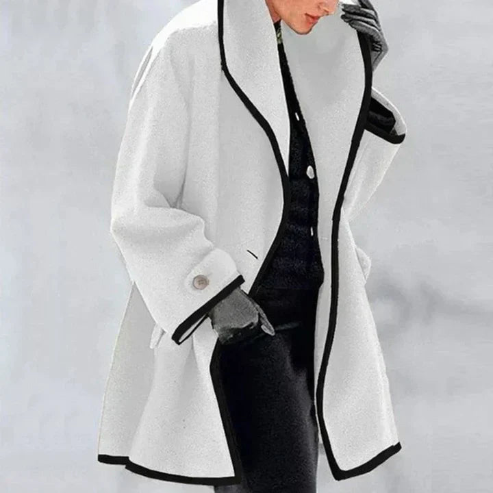 Amelia - Stylish Double-Breasted Wool Coat